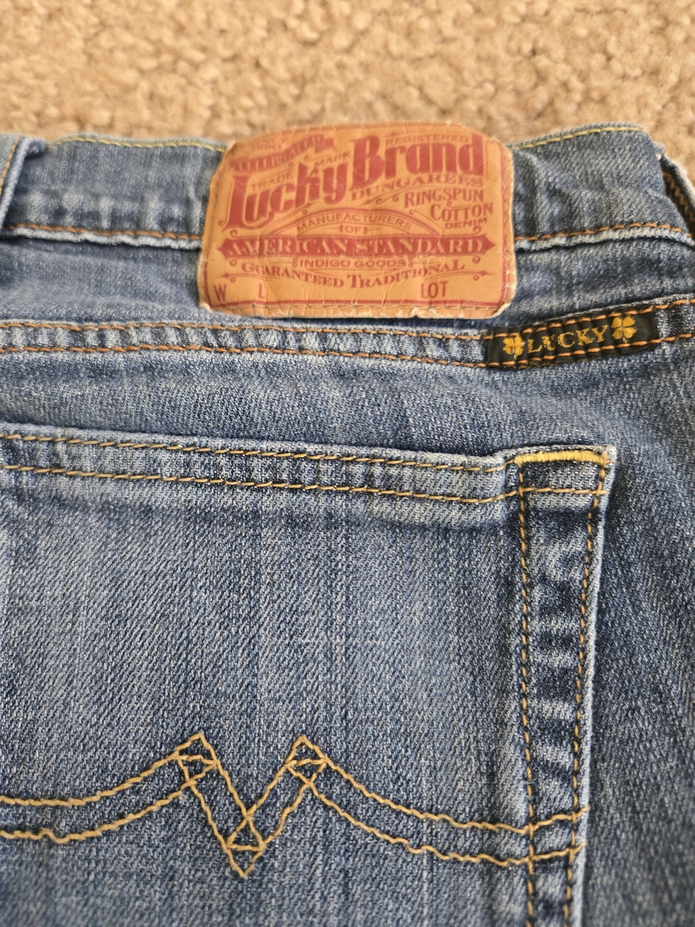 Lucky Brand Light Blue Denim Shorts with Contrast Stitching - Picture 12 of 12